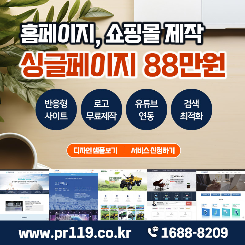 홈페이지/쇼핑몰 제작